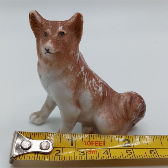 Vintage Dog Figurine Germany Collie Miniature Figure Collectible Antique - Picture 4 of 9